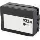 HP 932XL B, black 35ml, kompatibil